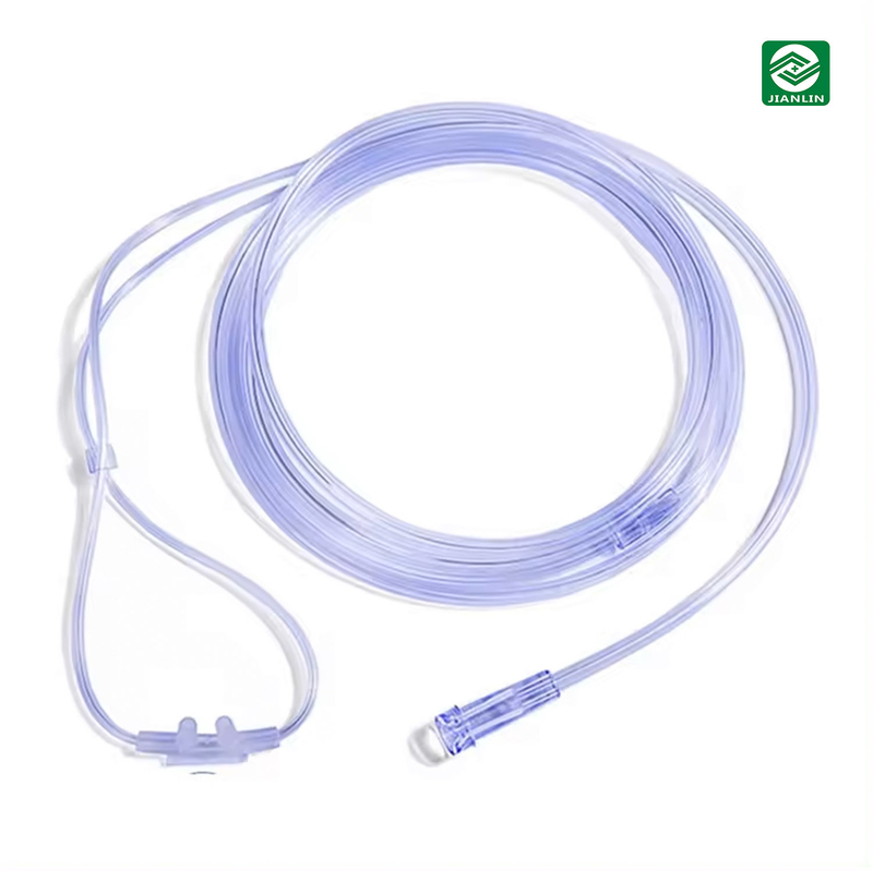 High Flow Disposable Medical Nasal Oxygen Cannula Catheter