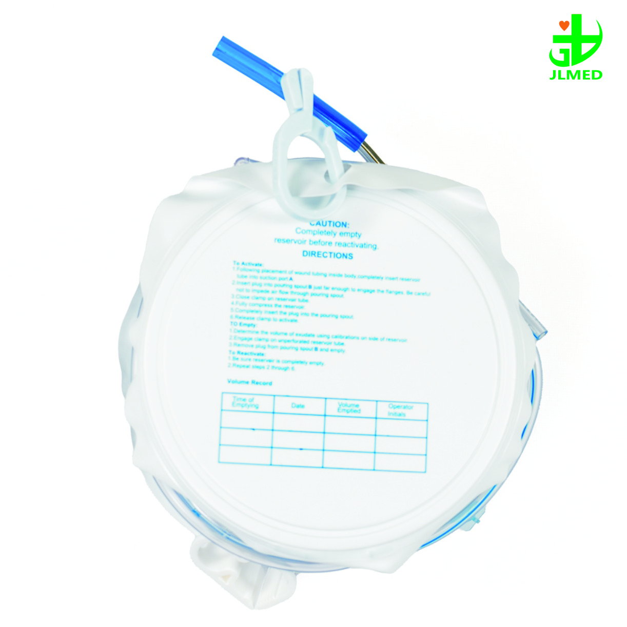 Medical Disposable High Vacuum Closed Wound Dranage System Negative Pressure Suction Reservoir