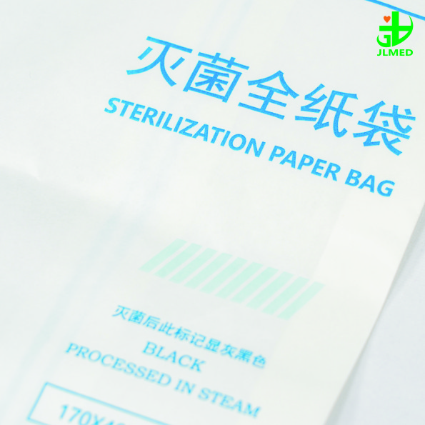 Medical Consumable Disposable Autoclave Sterilization Paper Bags Gusseted with High Temperature