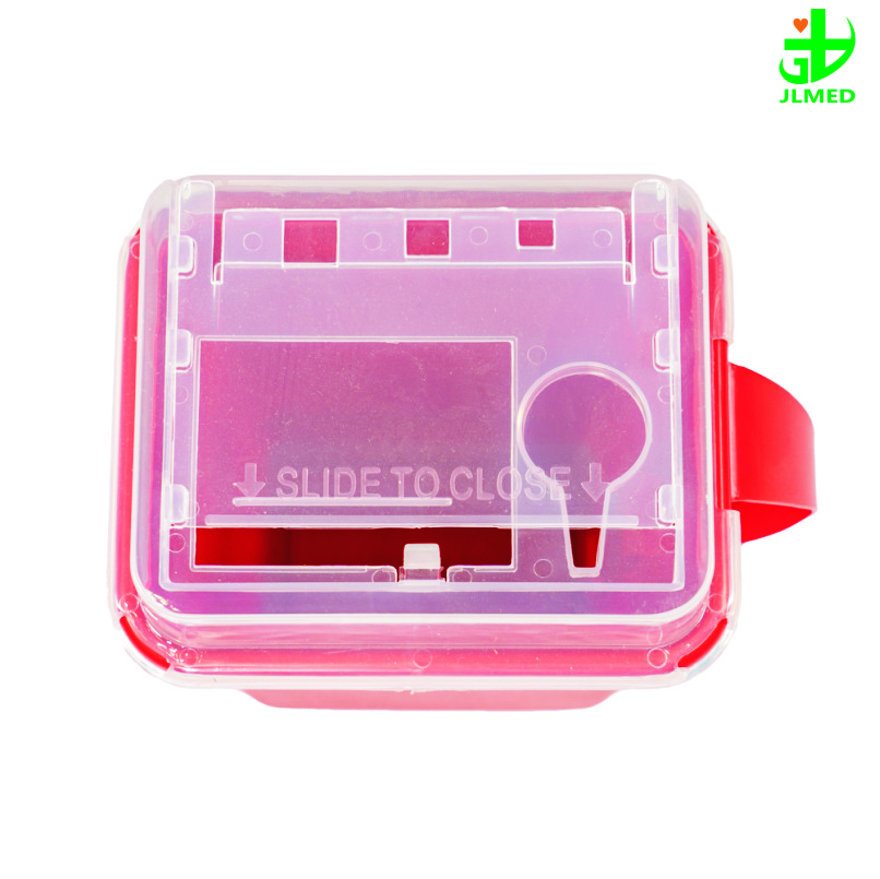 Sharps Disposal Container Biohazard Medical Waste Safety Box Plastic Sharp Container for Tattoo Needles Sharp Container Medical Waste Bag