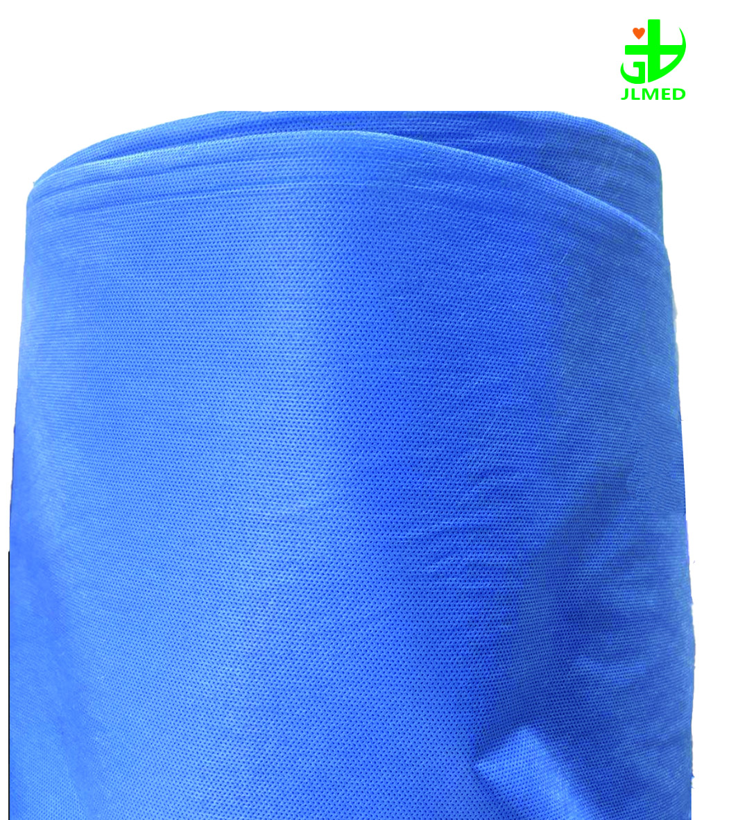 SMS 100%Pp 34gsm 54gsm Blue Medical Hydrophobic Non-Woven Fabric Medical Sms Non-woven Fabric for Medical Products