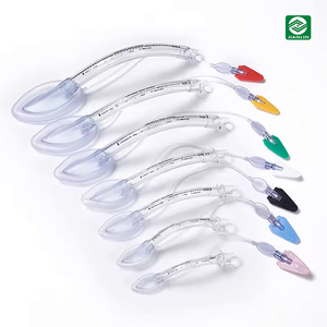 Disposable PVC & Silicone Curved Laryngeal Mask for Hospital Surgical