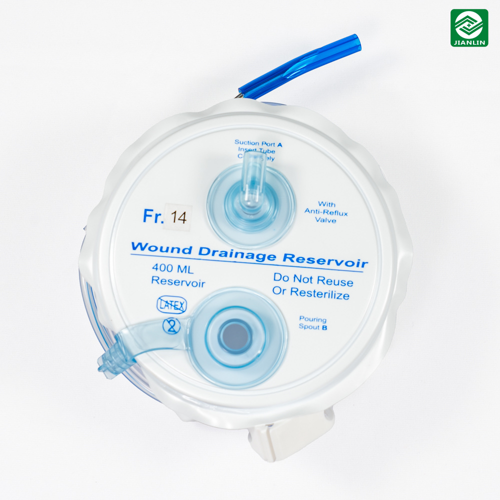 Medical Disposable High Vacuum Closed Wound Dranage System Negative Pressure Suction Reservoir