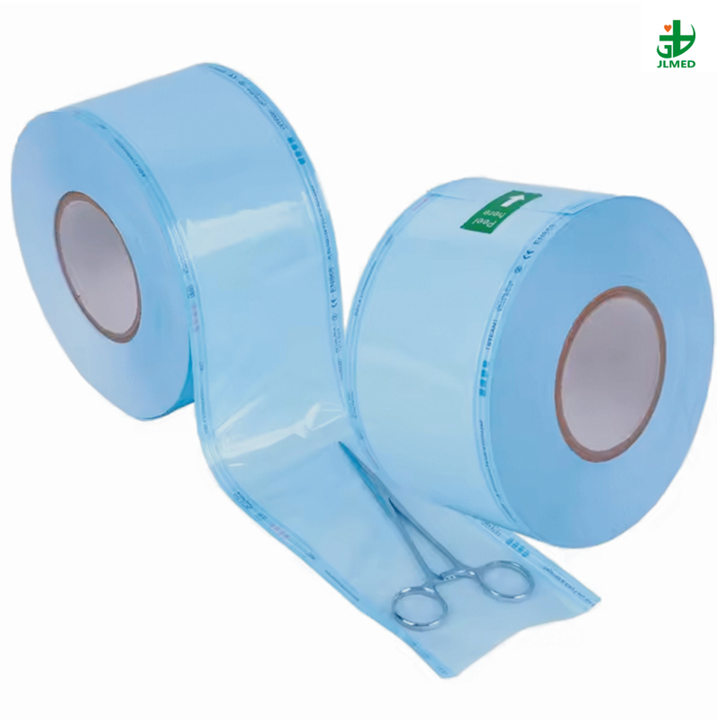 Sterile Pouch Roll Surgical Instruments Packaging Flat Bag Roll Eo Sterilization 30cm*200m