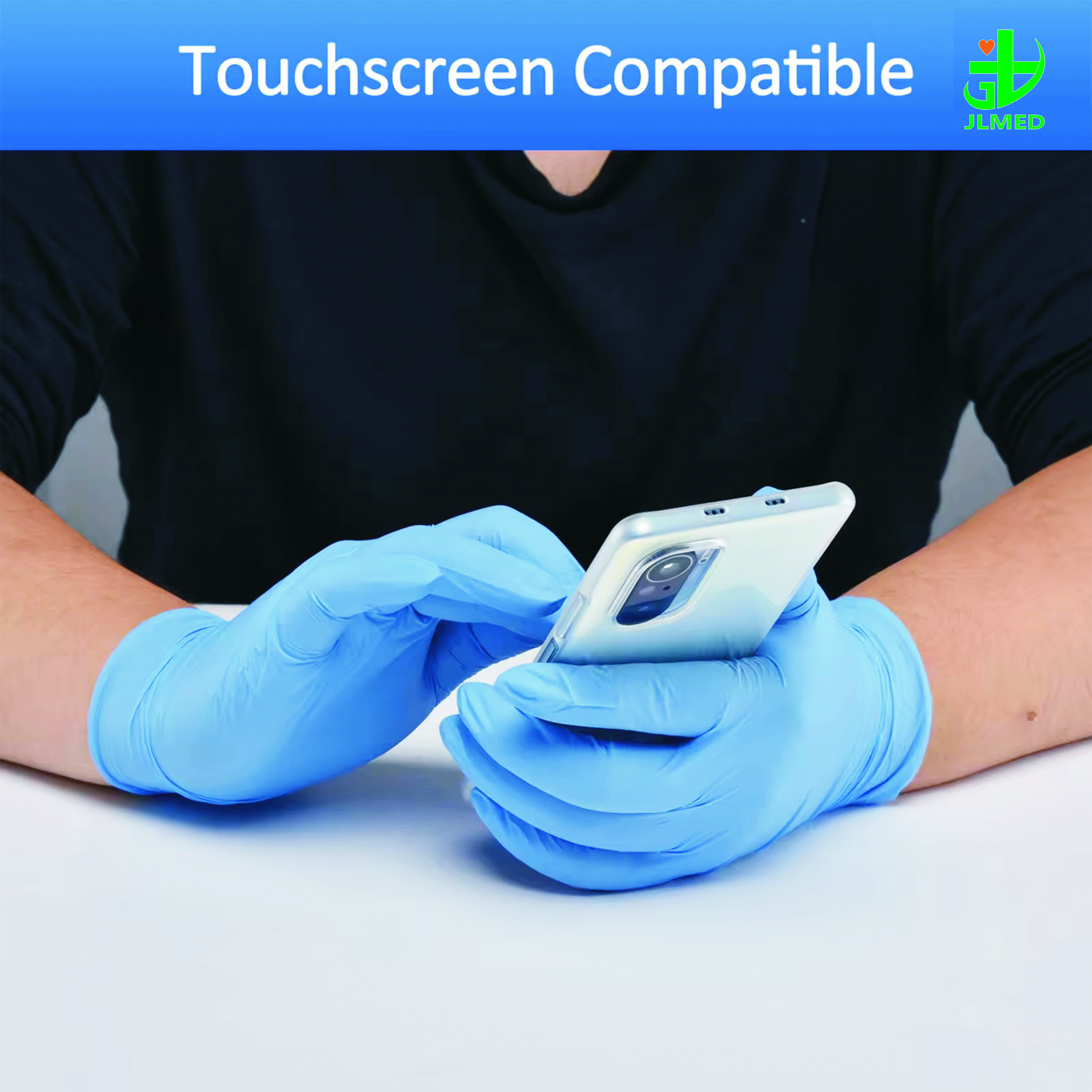 China Wholesale Medical Examination Disposable Nitrile Gloves for Hospital Using