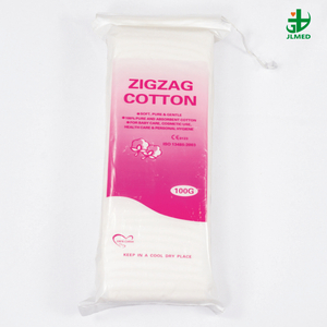 Pre-Cut or Not Cut High Quality Disposable Medical Surgical 100% Cotton Zig Zag Cotton