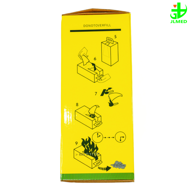 Sharps Disposal Container Biohazard Medical Waste Safety Box Plastic Sharp Container for Tattoo Needles Sharp Container Medical Waste Bag
