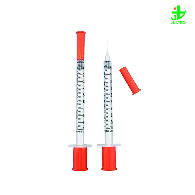 Disposable Medical Insulin Syringe with Fixed Needle Plastic CE&ISO Certificated Sterile