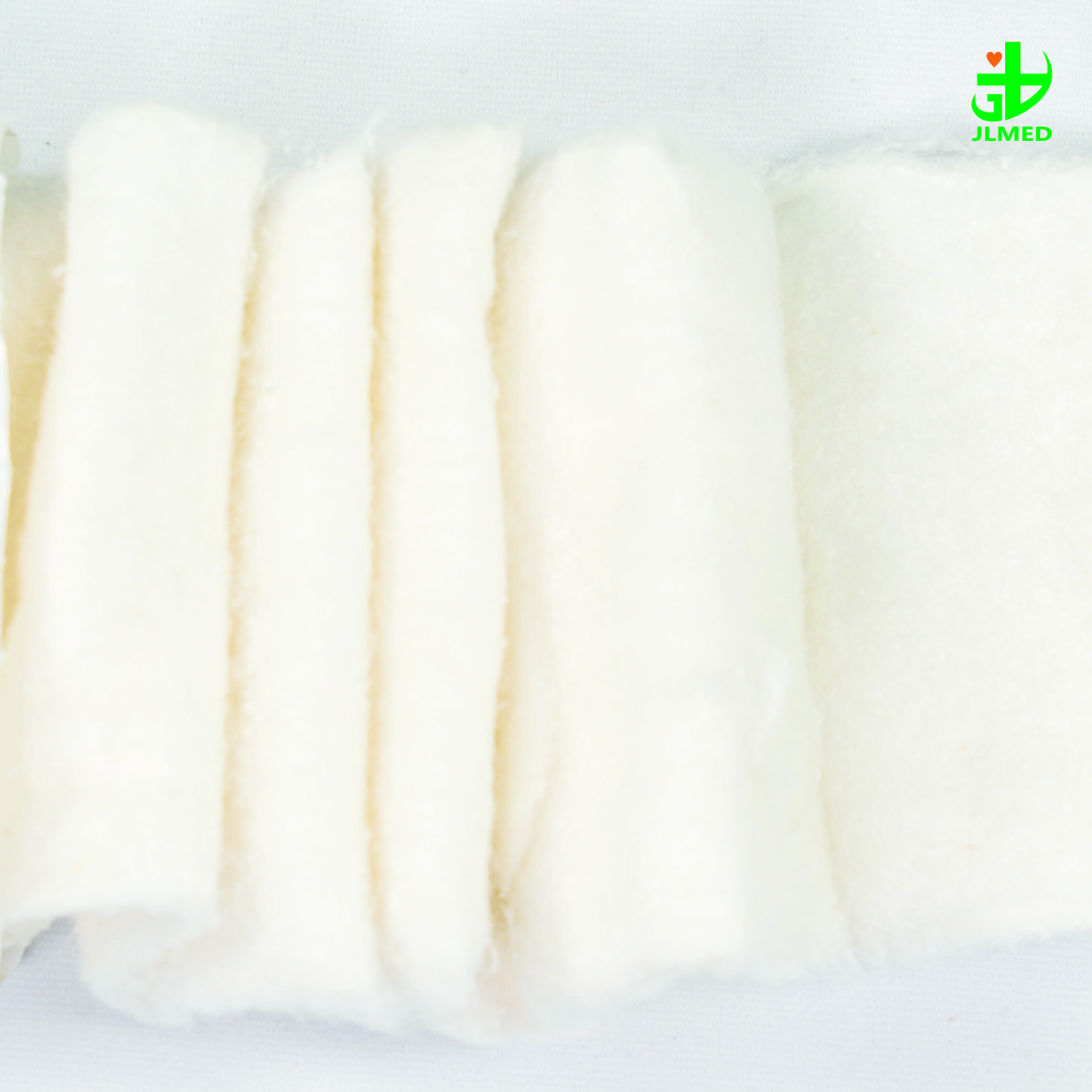 Pre-Cut or Not Cut High Quality Disposable Medical Surgical 100% Cotton Zig Zag Cotton