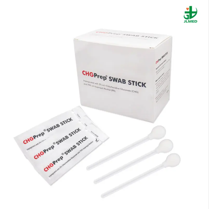 Chg Gapplicator Swab Applicators for Skin Antisepsis Preparation Antiseptic 2% Chlorhexidine 70% Ipa Alcohol Sponge