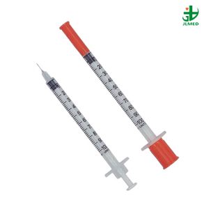 Disposable Medical Insulin Syringe with Fixed Needle Plastic CE&ISO Certificated Sterile