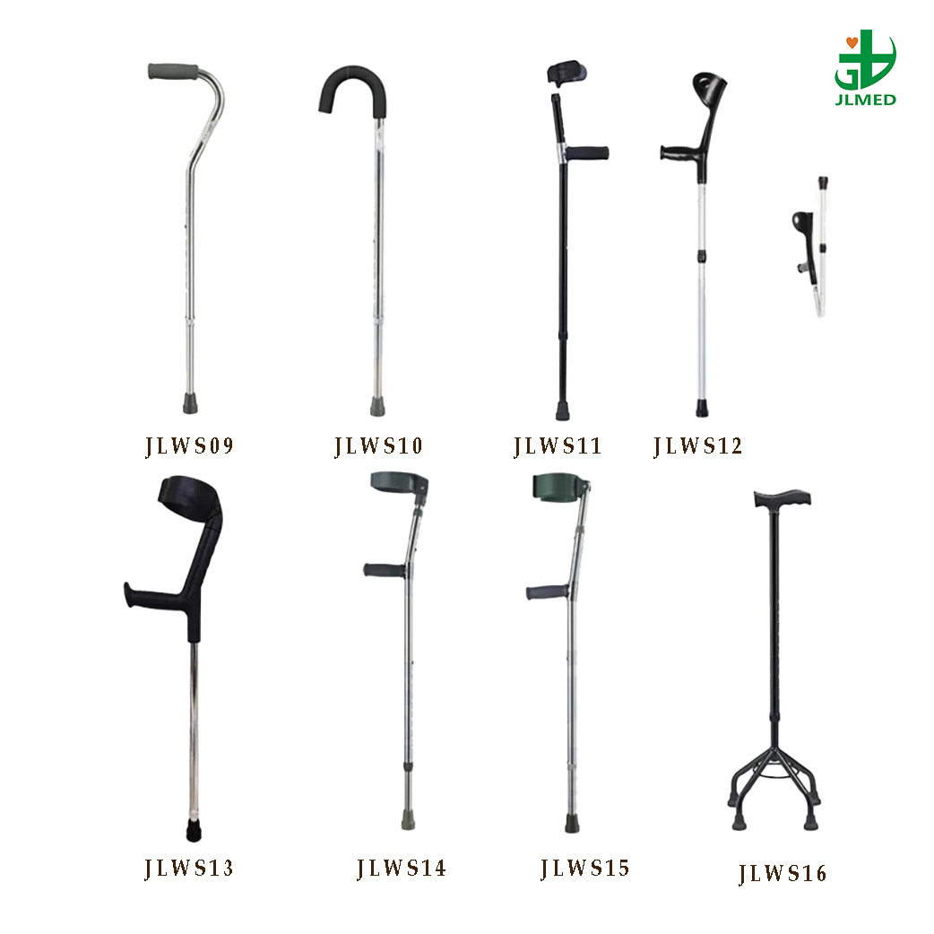 Hospital Furniture Wholesale Crutches Walking Assistant Aluminum Crutches Senior Standing Walking Sticks