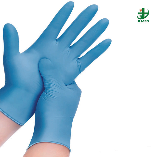 China Wholesale Medical Examination Disposable Nitrile Gloves for Hospital Using