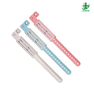 Medical Products Waterproof PVC Patient Disposable Write on ID Bracelets Medical Wristband Identification for Adults and Newborns