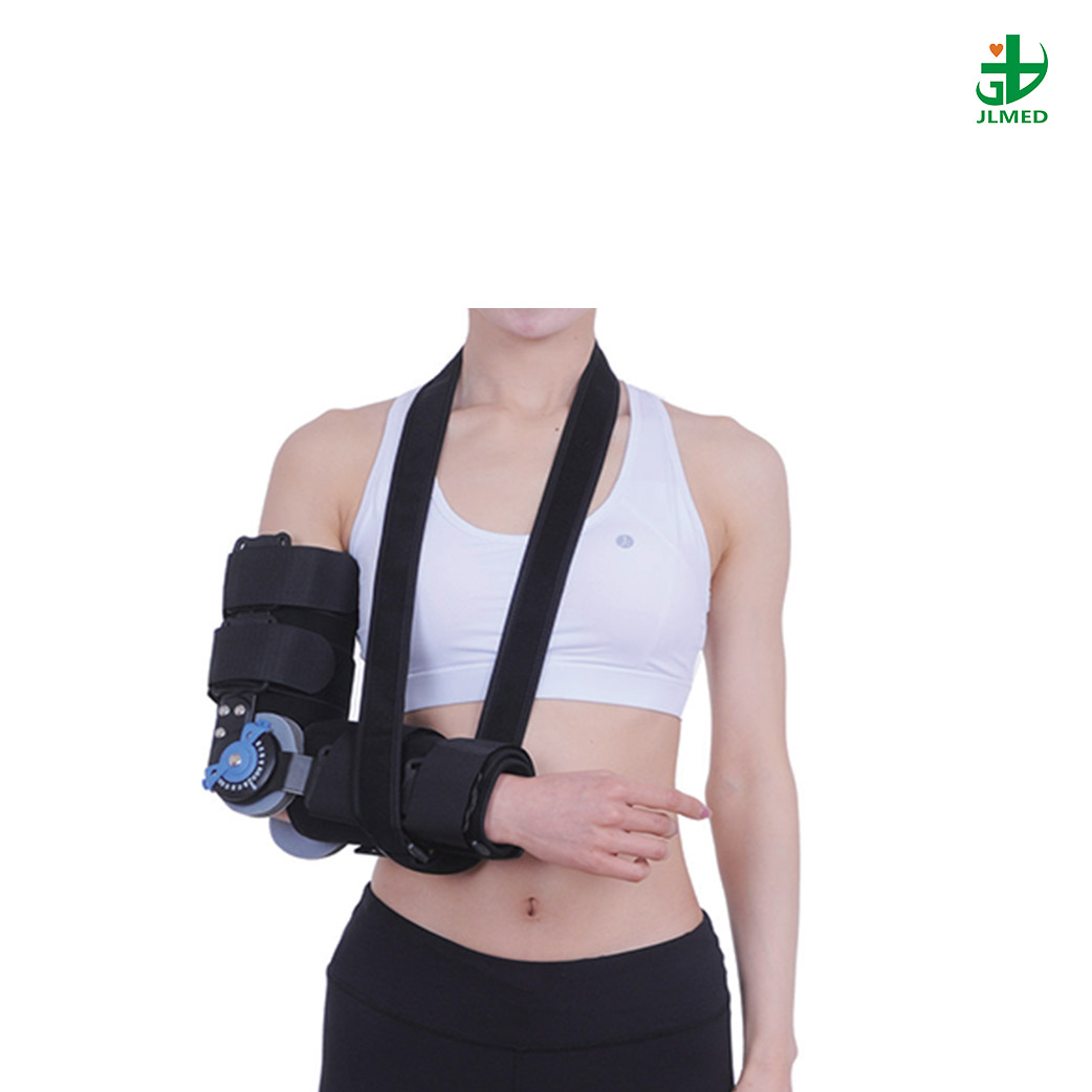 Adjustable Medical Shoulder Brace Elbow Brace for Injuried Arm Elbow