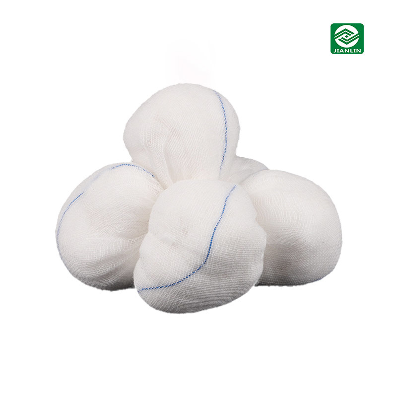 Disposable Sterile 100% Cotton High Absorbent and Soft Medical Gauze Ball