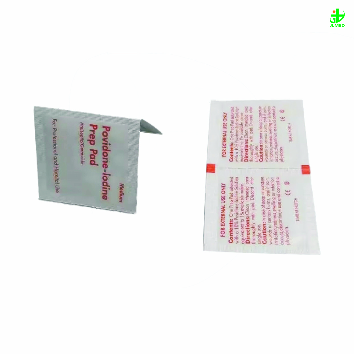 Non-Woven Medline Antiseptic Povidone Iodine Prep Pad and Lens Cleaning Wipes