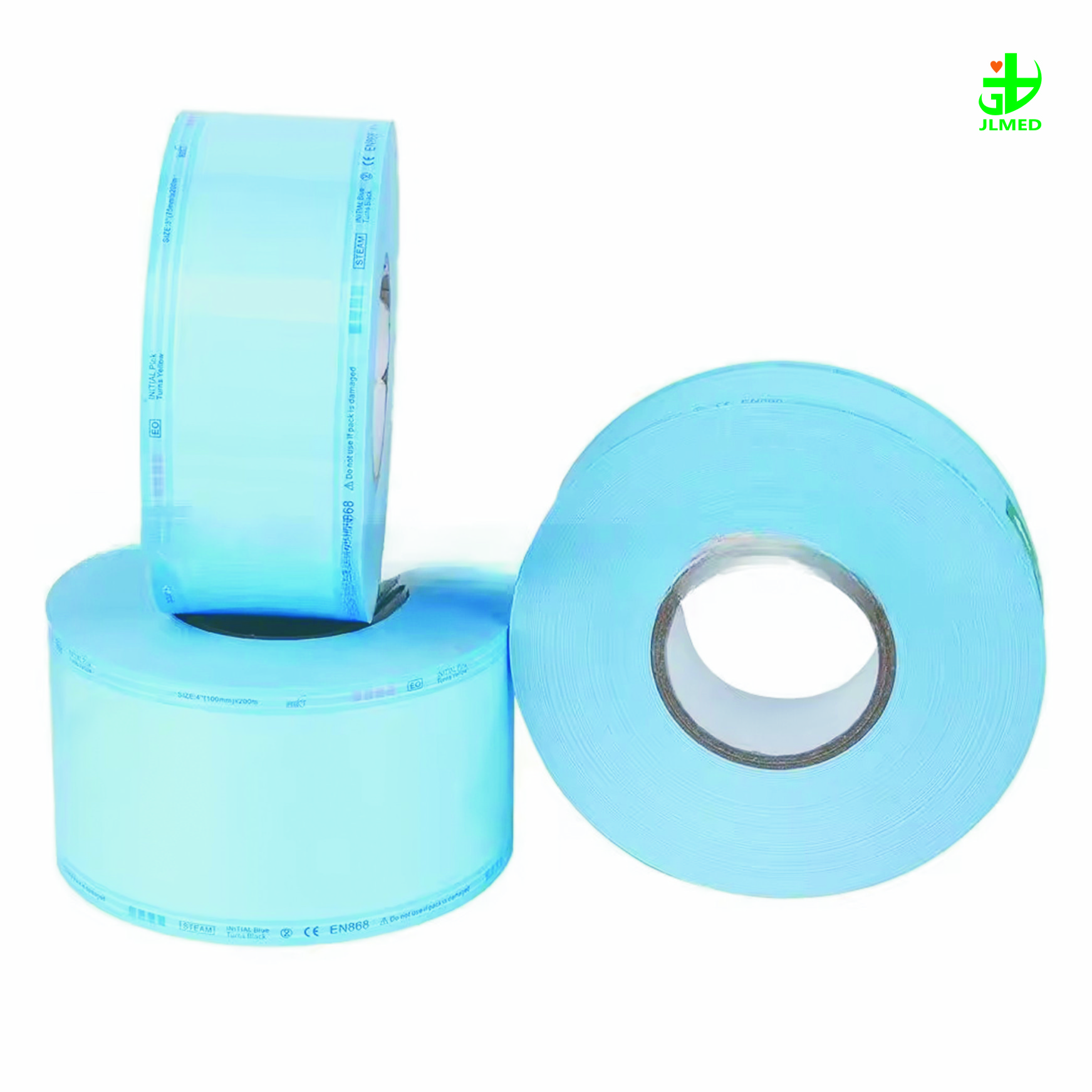 Sterile Pouch Roll Surgical Instruments Packaging Flat Bag Roll Eo Sterilization 30cm*200m