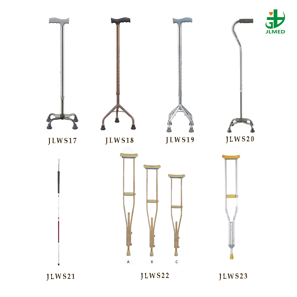 Hospital Furniture Wholesale Crutches Walking Assistant Aluminum Crutches Senior Standing Walking Sticks