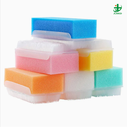 Medical Use Soft Sponge Hand Cleaning Brush Disposable Surgical Scrub Brush with Nail Cleaner