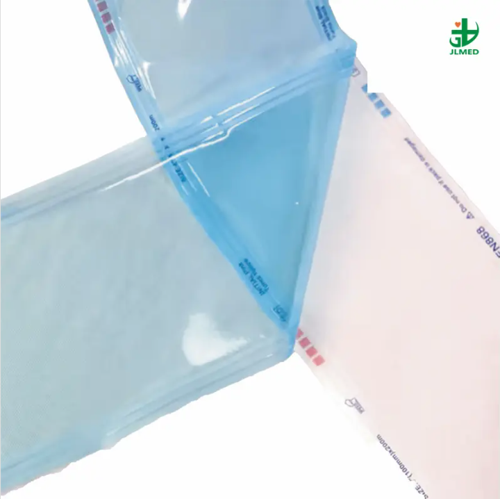Sterile Pouch Roll Surgical Instruments Packaging Flat Bag Roll Eo Sterilization 30cm*200m