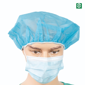 Disposable Medical Non Woven Cap Hair Nets Head Hood Covers Nylon Hats