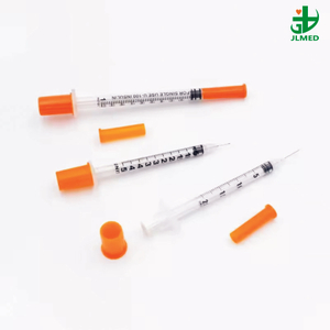 Disposable Medical Insulin Syringe with Fixed Needle Plastic CE&ISO Certificated Sterile
